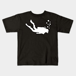 Diving Scuba Diver Kids T-Shirt